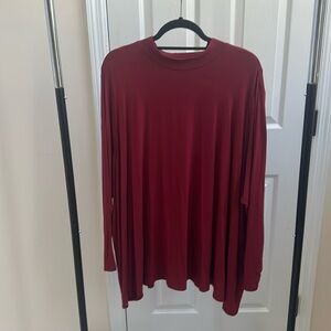 Old Navy mock neck 4x red